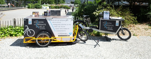 2 vélos cargos pour la MDB Villejuif